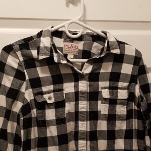 Buffalo plaid button down